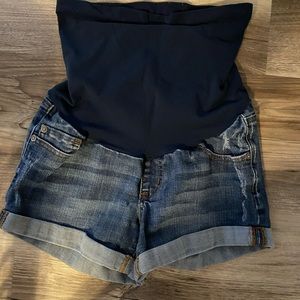 Maternity Denim Shorts